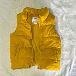 Old Navy Yellow Puffer Vest